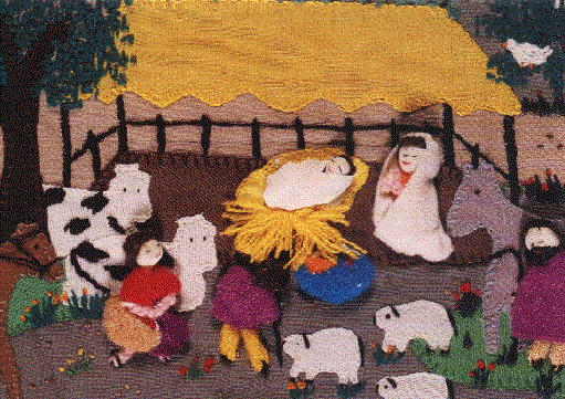 Arpillera Nativity