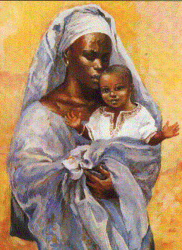 African Virgin and Child