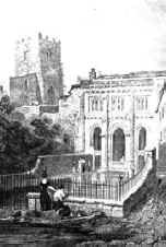 Engraving of St Winefride's Well (14690 bytes)
